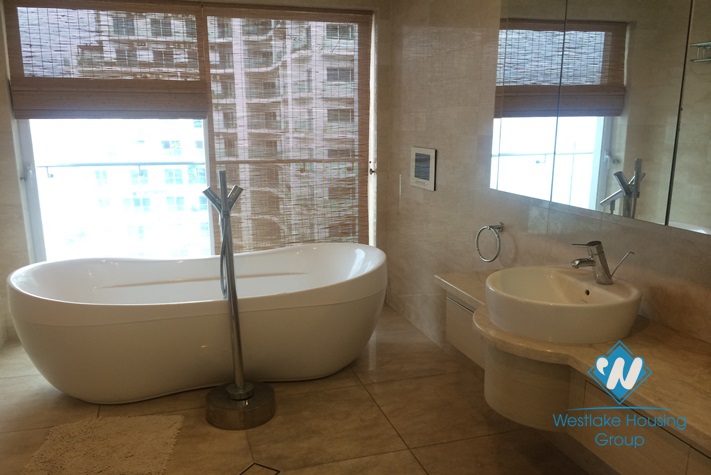 Beautiful apartment with lake view and large balcony for rent in Golden Westlake Tay Ho, Hanoi, Vietnam